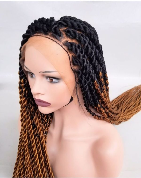 Two-tone Medium-size Senegalese Twist: 22 inches