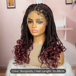 stylish full lace all back conrow wig