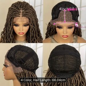 SStylish Curly Faux Dreadlock Wig: 24 inches