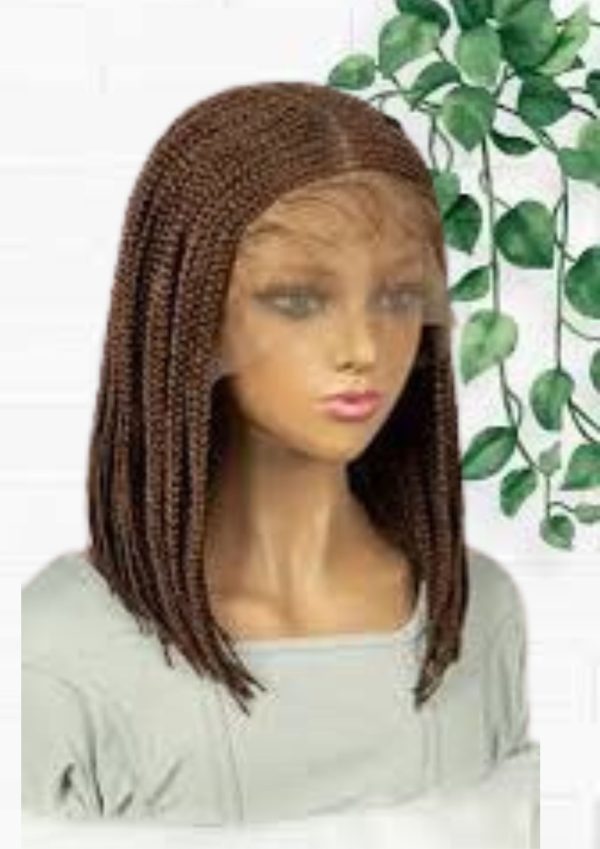 Ghanian Braid Center Part Bob Fusion: 12 inches