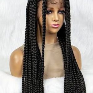 Chunky Box Braid With an Intricate Star Pattern: 26 inches