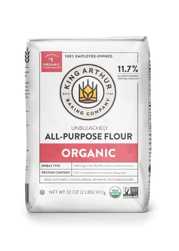 King Arthur Flour Organic Unbleached All Purpose Flour - 2 lbs